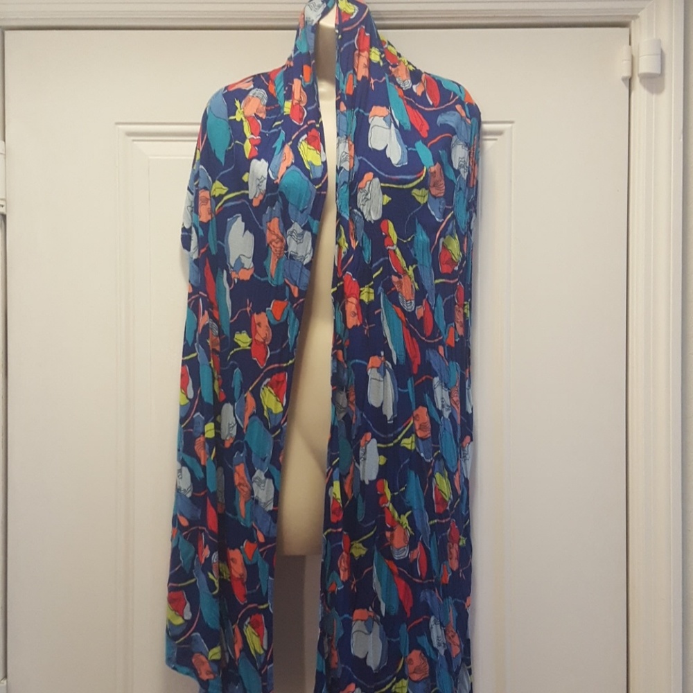 Multi colored scarf