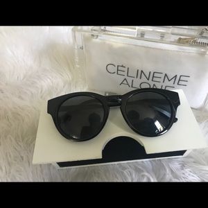 Basic black sunglasses