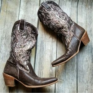 EUC Steve Madden Cowboy Boots