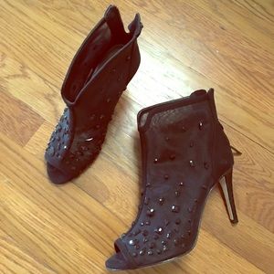 Donald Pliner bejeweled booties