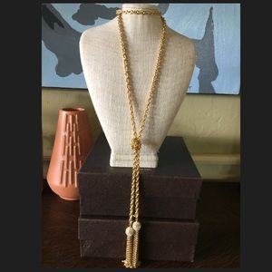 Brighton My Flat In London tassel lariat necklace