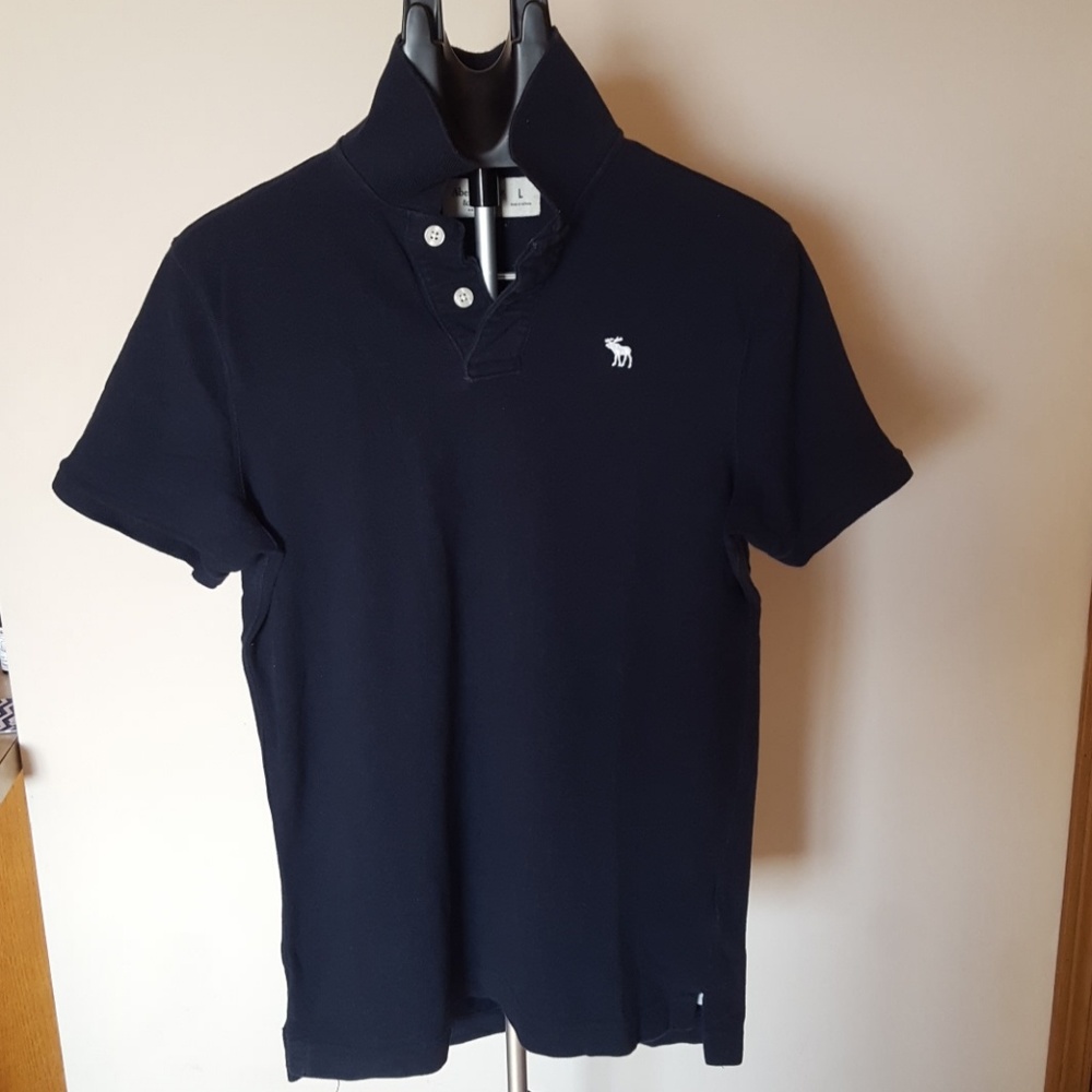 Abercrombie & Fitch Navy Polo