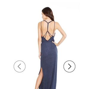 CHASER BRAIDED BACK STRAPPY DRAWSTRING MAXI