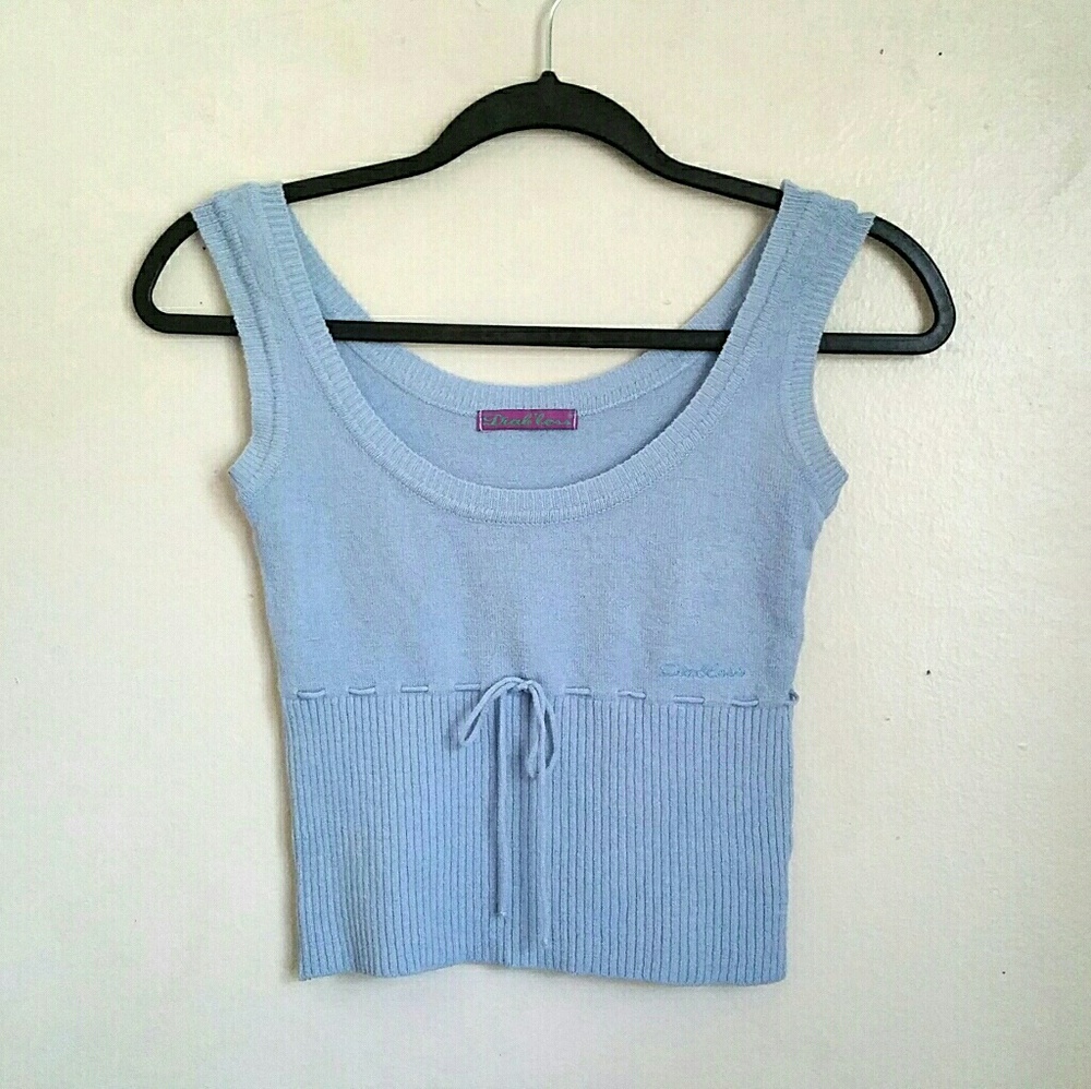 Diab'less Baby Blue Sweater Tank