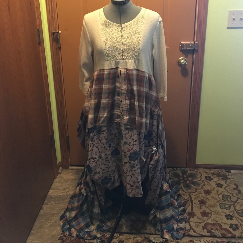 Gorgeous Handmade Layered Boho Country Gypsy Dress