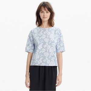 Rivet & Thread button-shoulder crop shirt