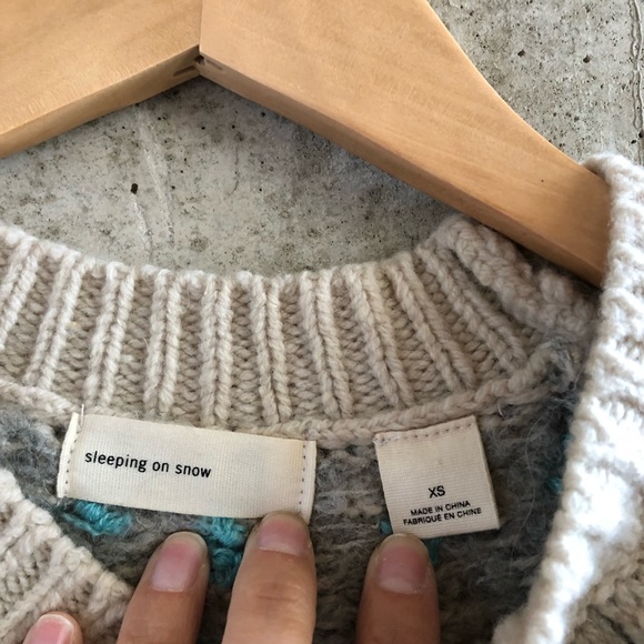 Anthropologie Beaded Fairisle Pullover - Picture 3 of 8