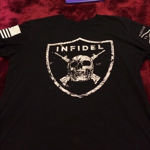 GRUNT STYLE INFIDEL SHIRT LARGE
