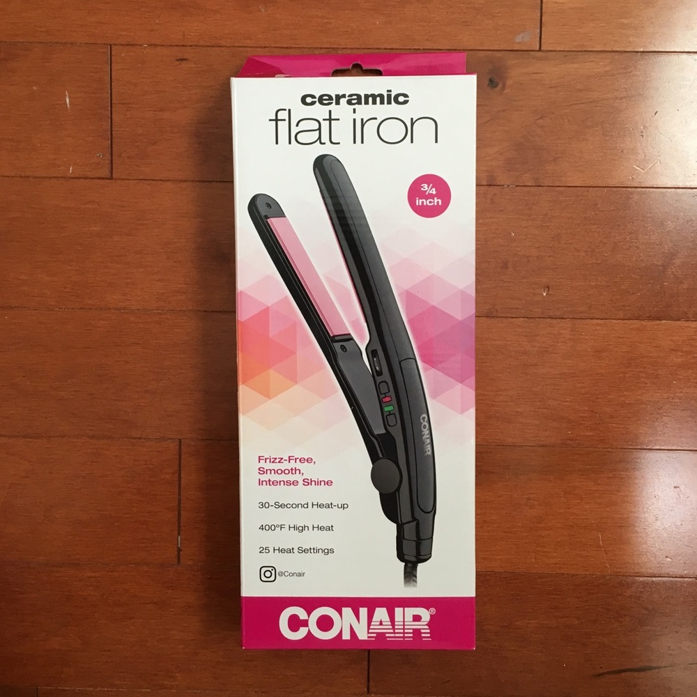 GREAT DEAL: Conair Ceramic Flat Iron Dual Voltage