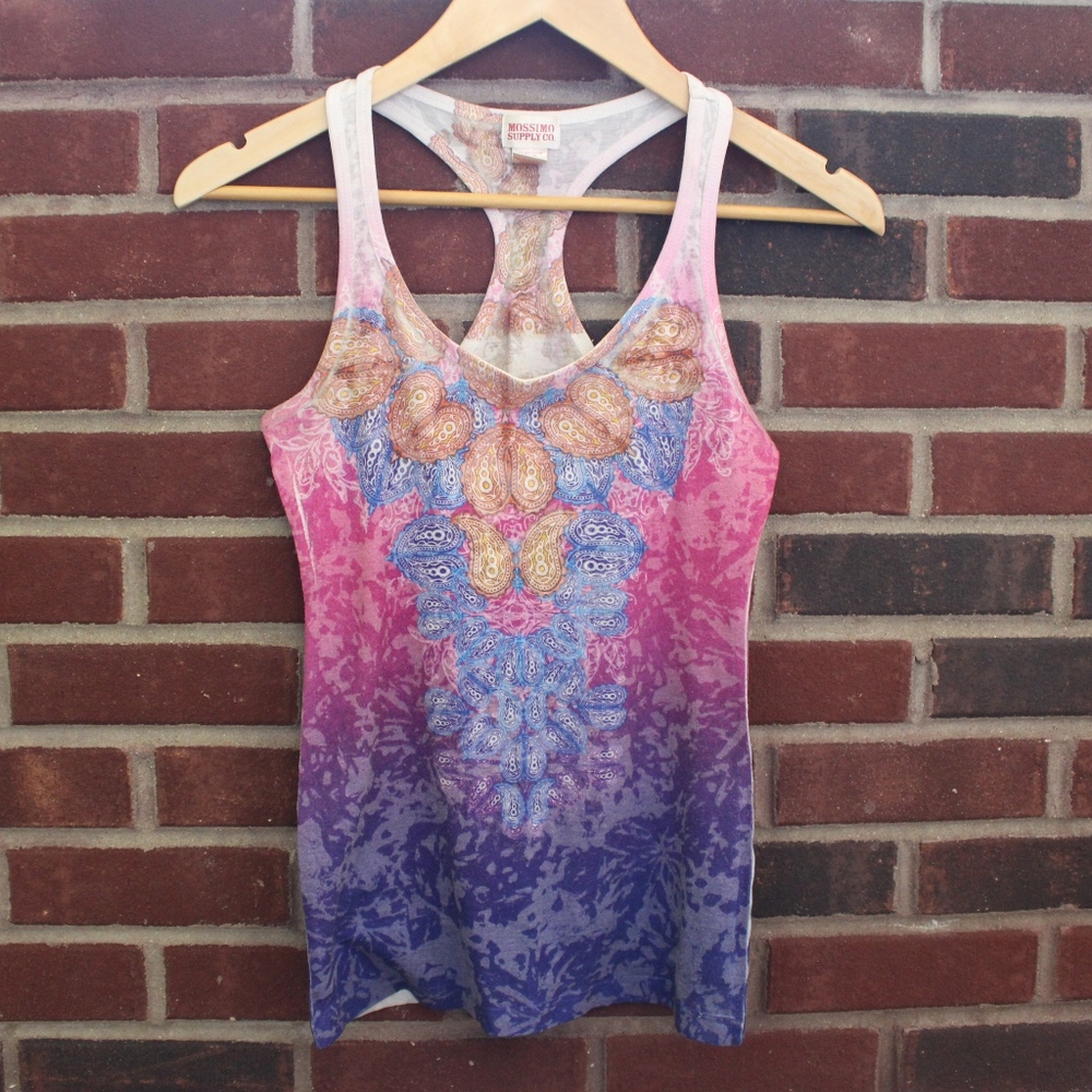 Mossimo Paisley Tank Size XS