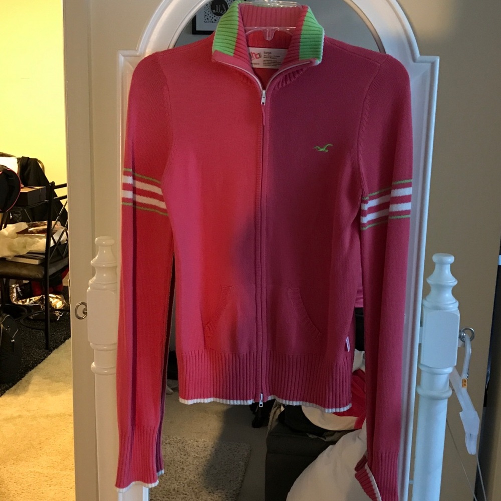 Hollister sport sweater euc