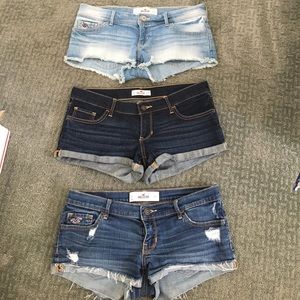 Hollister jean shorts