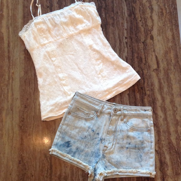 Bullhead super high rise shorty shorts size 3 - Picture 3 of 7