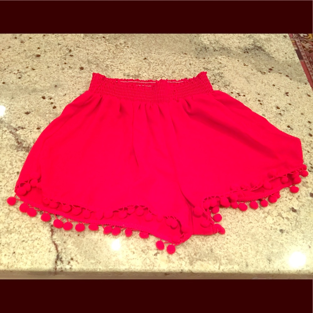 Show Me Your Mumu Red Shorts