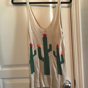 Show Me Your MuMu cactus sweater tank 😍🌵
