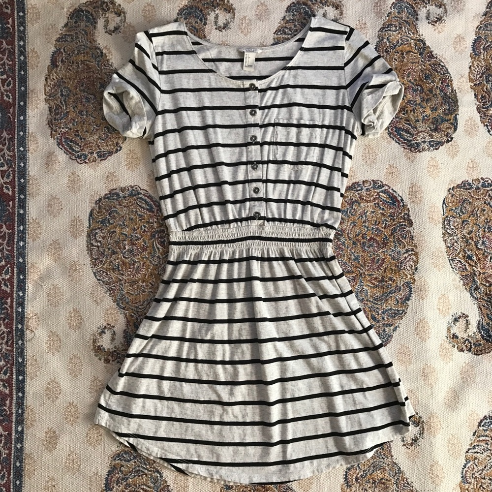 Forever 21 Striped jersey dress