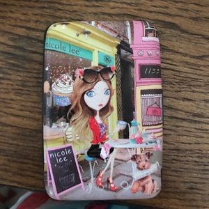 Hard case multi credit card and receipt holder.