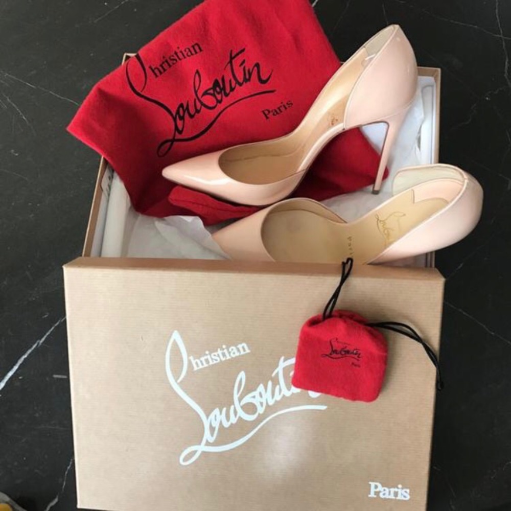 Pale Pink Iriza 100mm Christian Louboutin pump