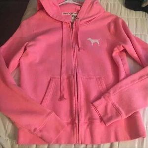 VS Pink Zip Up