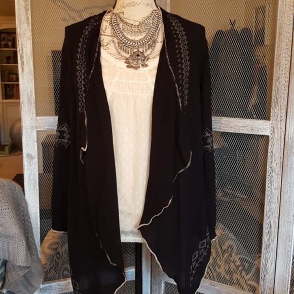 En Creme Jackets & Blazers - En Creme Hippy-Chic Wrap