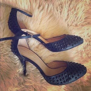 Zara studded black heels