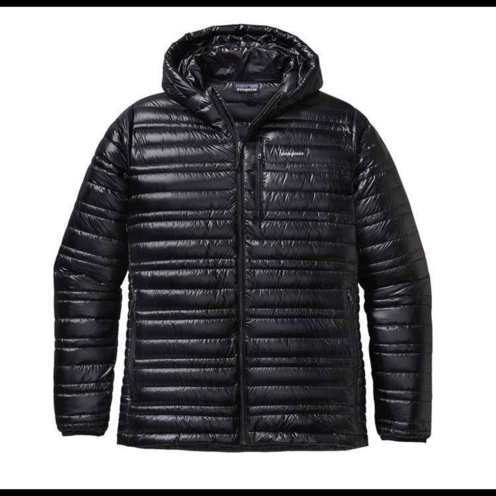 Patagonia men's XL down hooded jacket