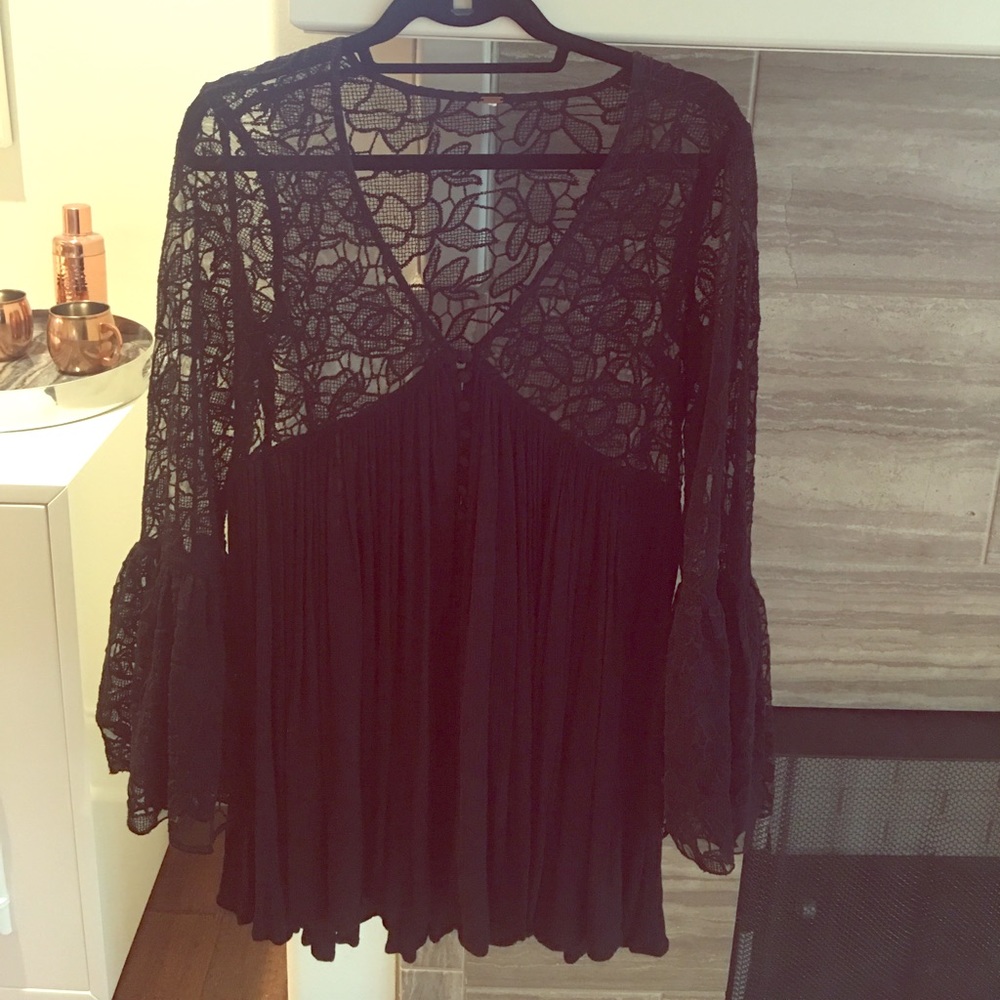 Free People Black Dress