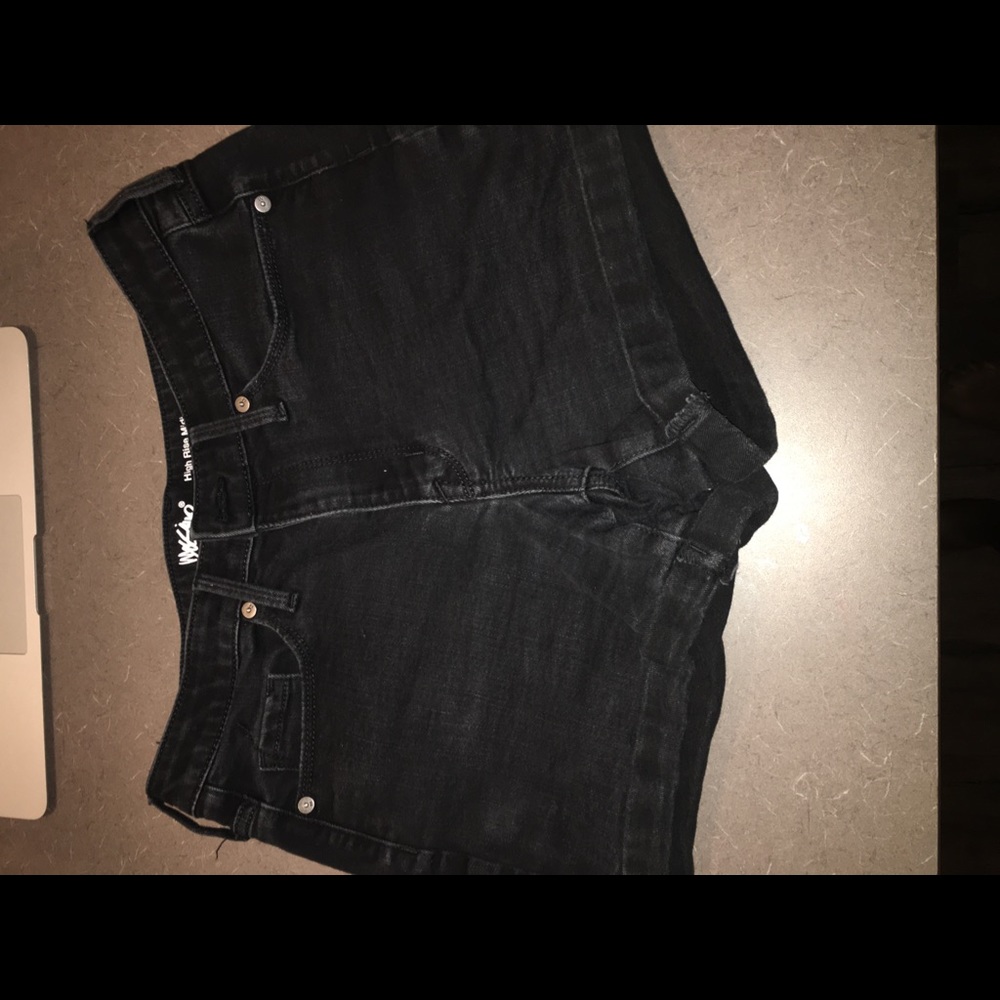 Black High Waisted Shorts