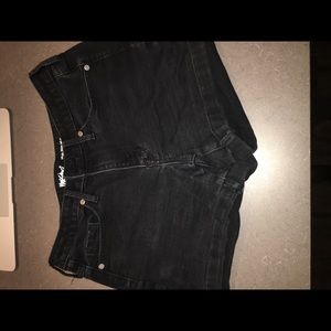 Black High Waisted Shorts