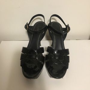 YSL Tribute Heels Black
