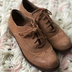 Lucky Brand Oxfords Camel