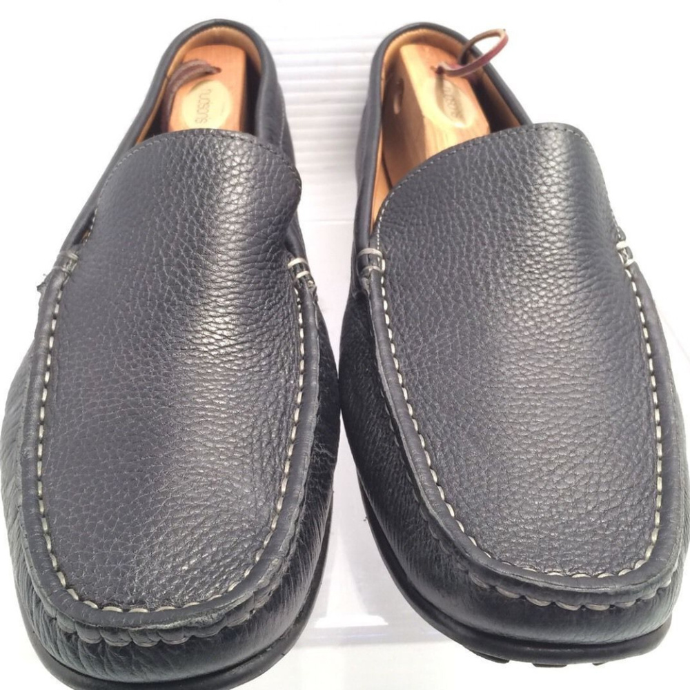 1901 Men’s Leather Loafers BLACK SIZE US 8.5M PRE