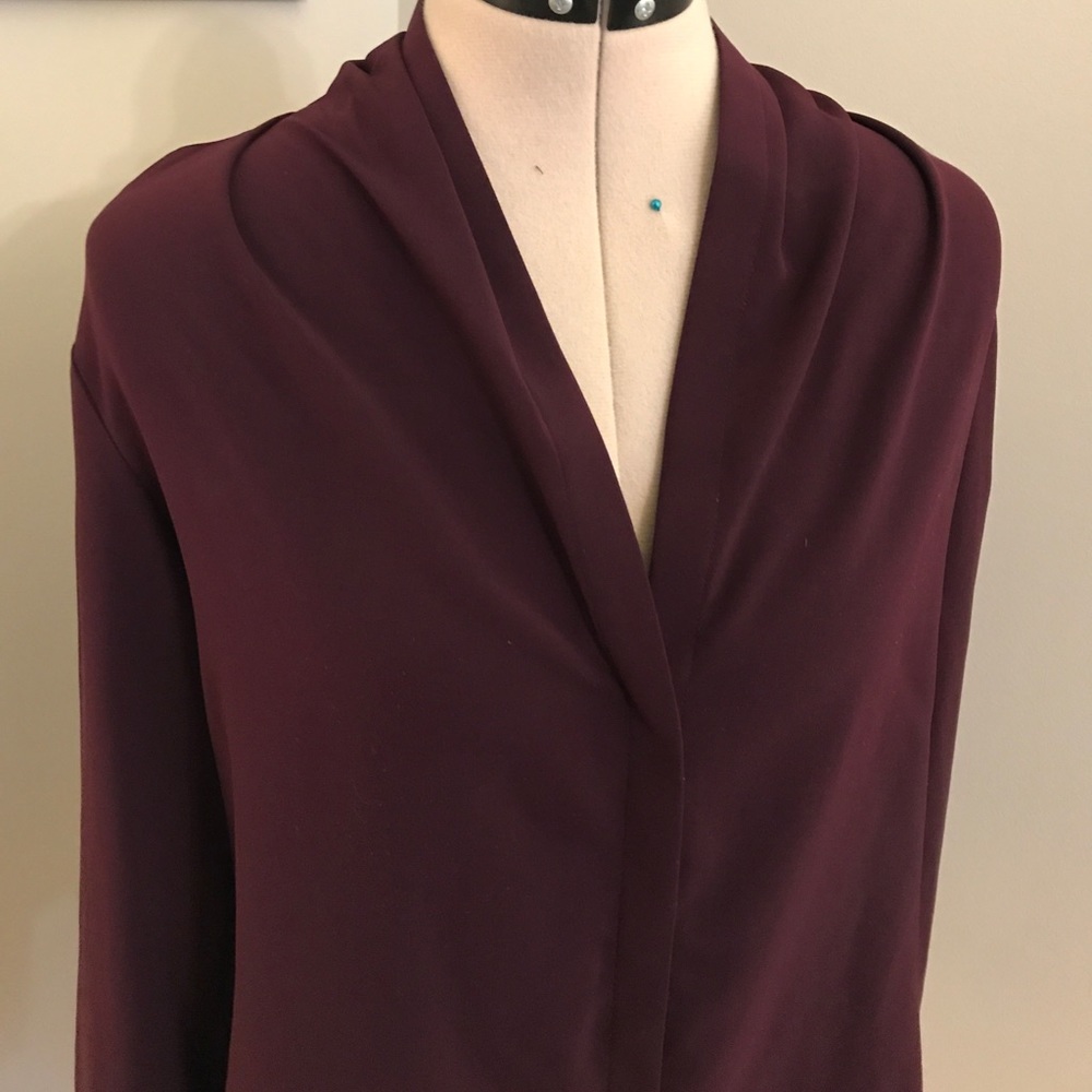 Calvin Klein plum blouse