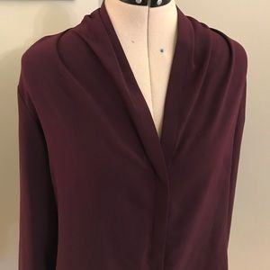 Calvin Klein plum blouse