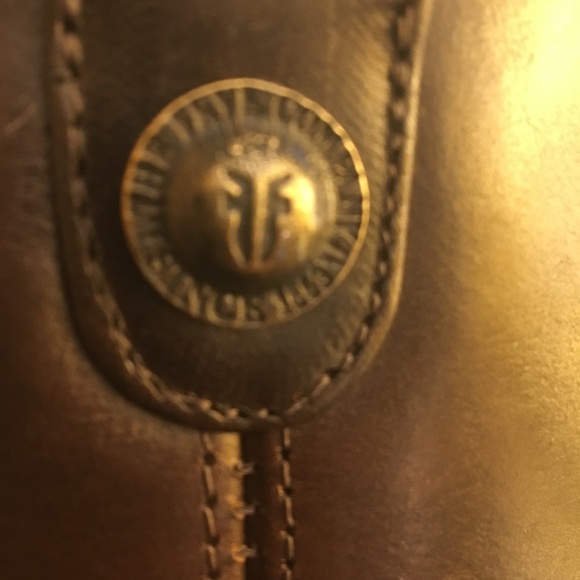 FRYE size 7 extended calf leather brown boot - Picture 5 of 7