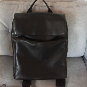 Matt & nat black vegan leather backpack