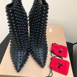 Christian Louboutin Spiked Shakilta 120 Bootie