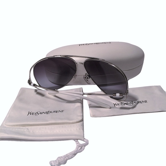 NEW W/ Case YSL Yves Saint Laurent SUNGLASSES - Picture 3 of 8