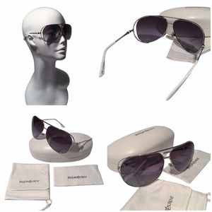 NEW W/ Case YSL Yves Saint Laurent SUNGLASSES