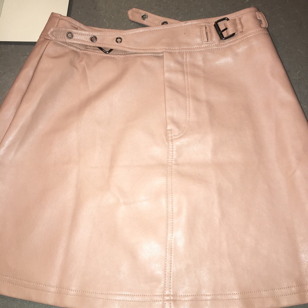 Leather skirt