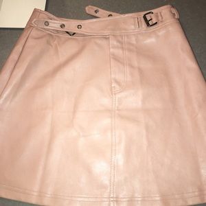 Leather skirt