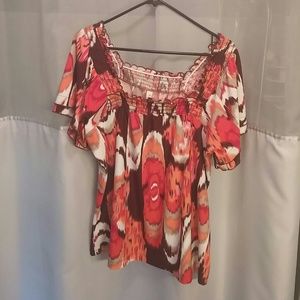 Multi colored blouse