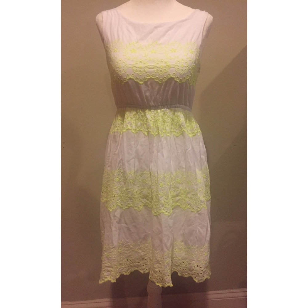 Adorable Anthro Atmosphere Eyelet Dress