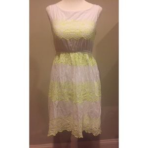 Adorable Anthro Atmosphere Eyelet Dress