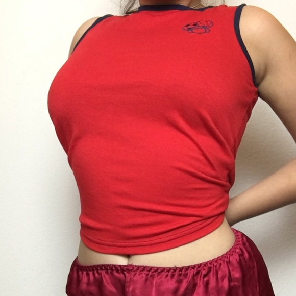 Red Sports Tank Top - Picture 3 of 3