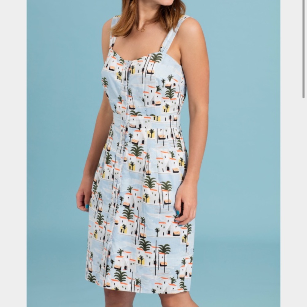 Modcloth Emily and Fin cotton dress