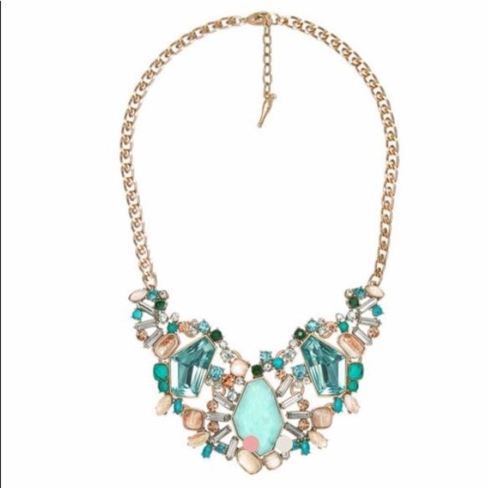 Aquamarina Statement Necklace
