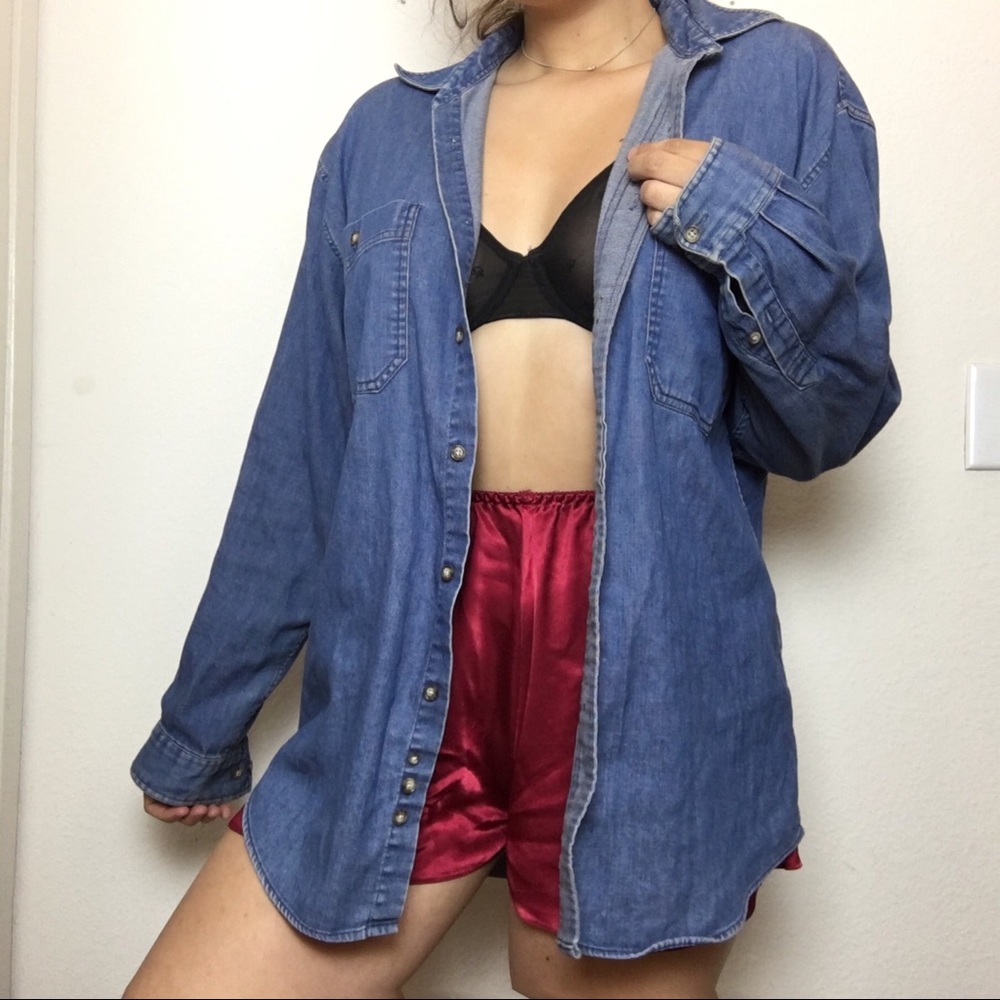 Oversized Denim Shirt