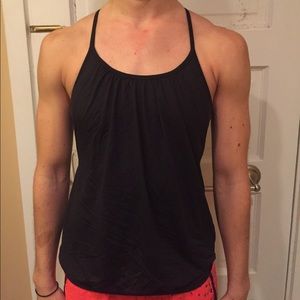 Black lululemon no limit tank