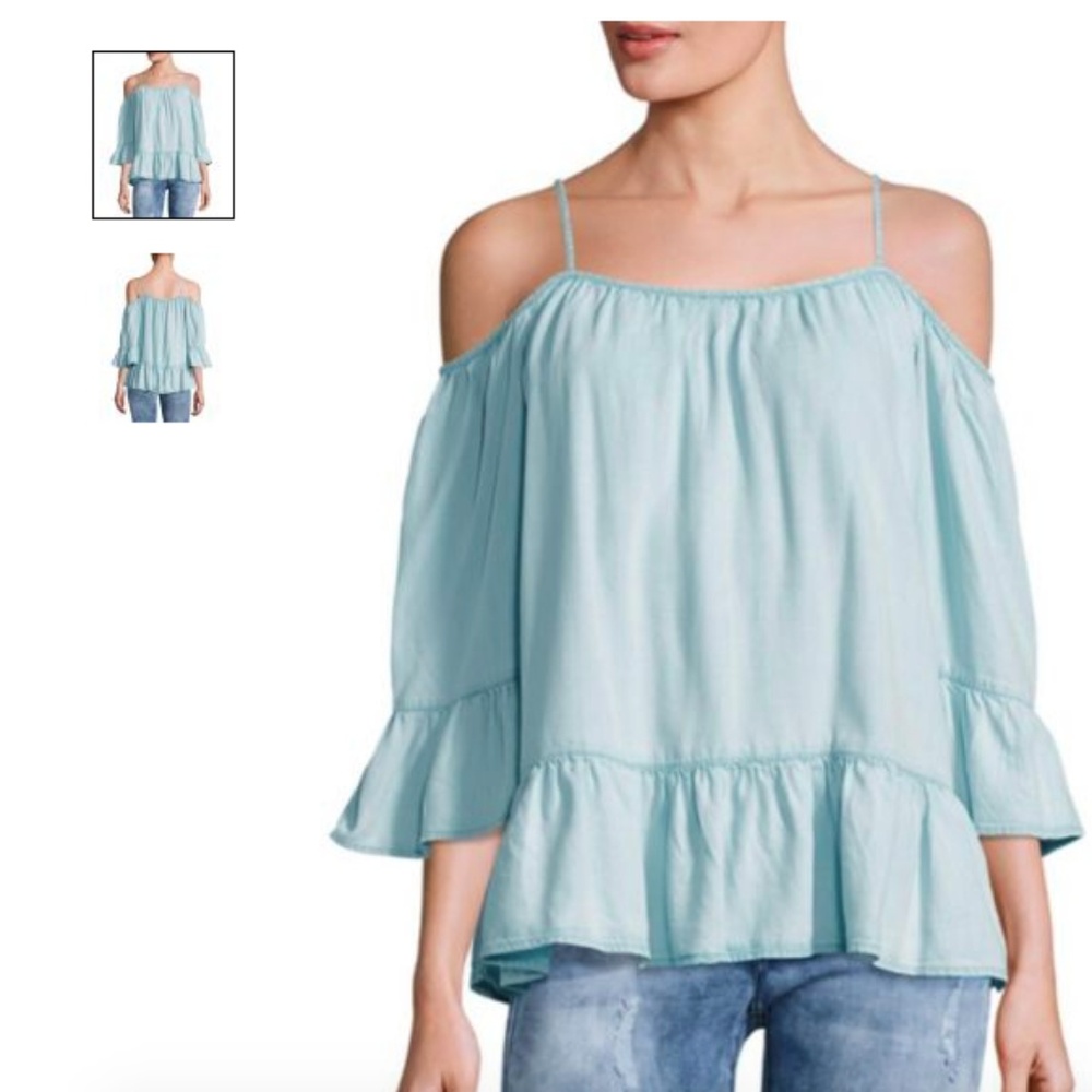 Beachy Off the Shoulders Top!  Worn Once!